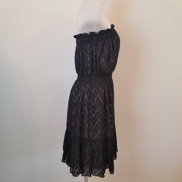 Rebecca Taylor strapless silk dress 4 - Picture 2 of 4